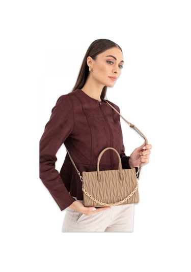 Sisley Sly 231 15x23x7 Kol Sı Vizon Kadın Çanta Vizon