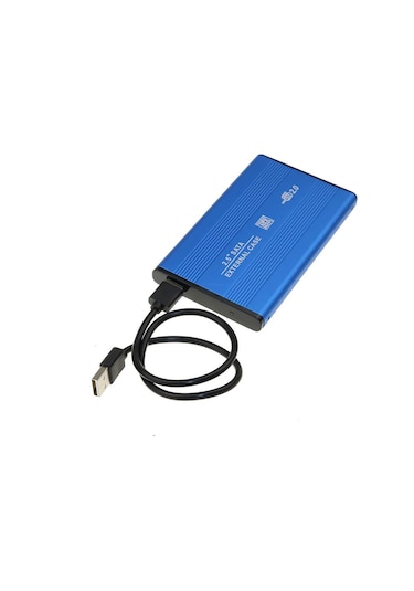 2.5 İnç Sata Harddisk Kutusu - Sata Hdd Kutu - Mavi Renk