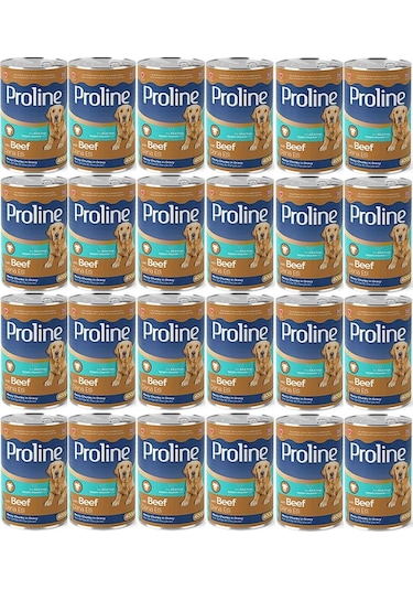 Pro Line Dana Etli Yetişkin Köpek Konservesi 24 x 400 G