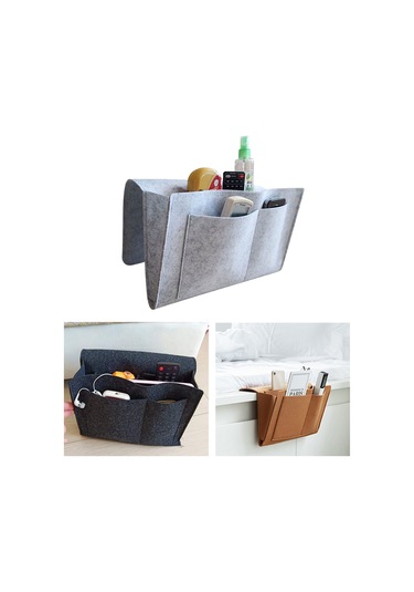 Teltree Yatak Başı Organizer: 5 Cep İle Pratik Saklama Çözümü Diğer