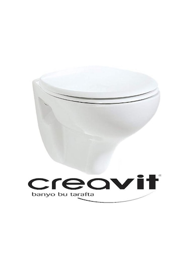 Creavit Tp320 Asma Klozet Kapaksız Çevre Yıkamalı