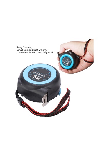 Tenfowee 5 Metre X 19 Mm Ahşapçılık Metre, Otomatik Kilitleme, Geri Çekilebilir, Keskin Ölçek, Dayanıklı Kasa, Ev & İşyeri Ölçümleri 5