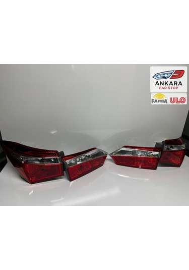 Toyota Corolla 2013 - 2015 Stop Lambası Sağ - Sol İç Ve Dış Takım  Farba - Ulo - 4 Stop -