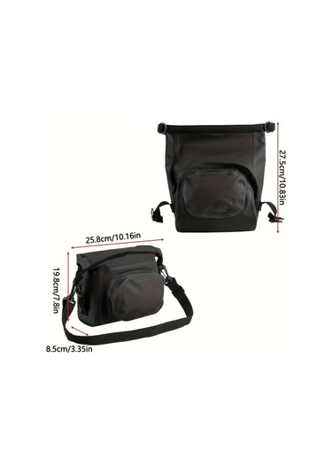 Willowhaven Yellow 1 Adet Dağ Bisikleti Ekipmanı Sürüş Çantası Büyük Kapasiteli Pvc Kumaş Ayrılabilir Tam Sıkıştırmalı Bisiklet Depolama Çantası Haki