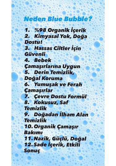 Blue Bubble Sıvı Çamaşır Deterjanı 4 L