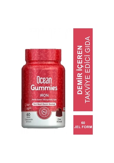 Ocean Gummies İron 60 Softjel