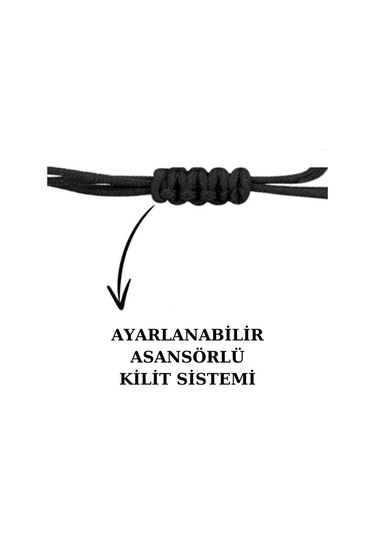 Gümüştel El Sanatları Sertifikalı Koç Burcu Oniks Doğal Taşlı Ip Burç Bilekliği Çok Renkli