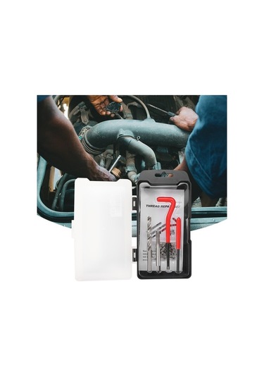 Pazly 25 Adet M6 X 1.0 Diş Tamir Takımı Helicoil Uyumlu 6mm Vida Seti