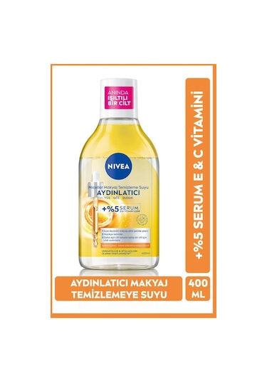 Nivea Aydınlatıcı Micellar Makyaj Temizleme Suyu 400 ML