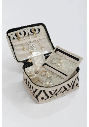 Bohe Seyahat Takı Makyaj Düzenleyici Çantası Mini Çanta