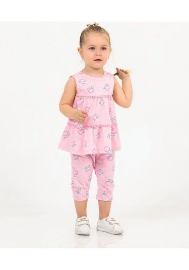 Harika Kids Kız Bebek Tunik Model Alt-üst Takım 001