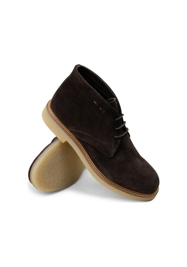 Deery Hakiki Süet Kahverengi Erkek Bot Kahverengi (539875510)