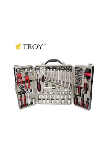 Troy 21910 Profesyonel Lokma - Anahtar - Alet Seti 110 Parça. Me