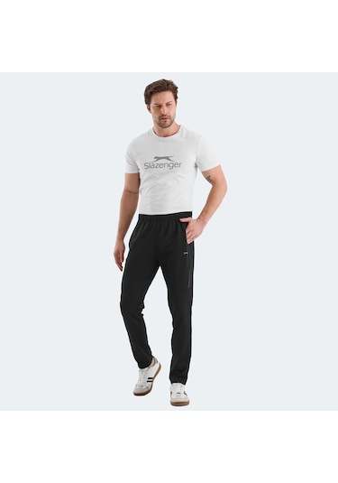 Slazenger ROLO Erkek Cepli Siyah Eşofman Altı