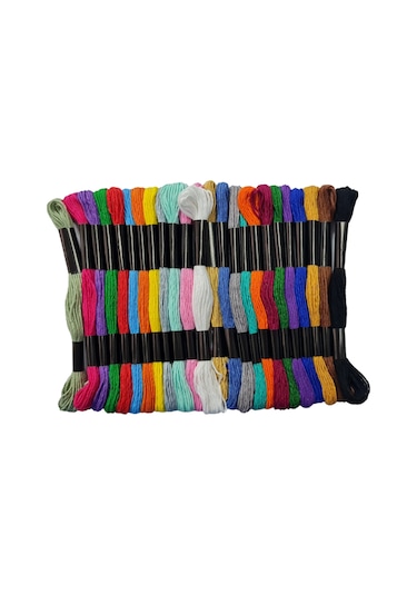 Muline Iplik Seti 24 Adet Çile 24 Renk Çeşidi