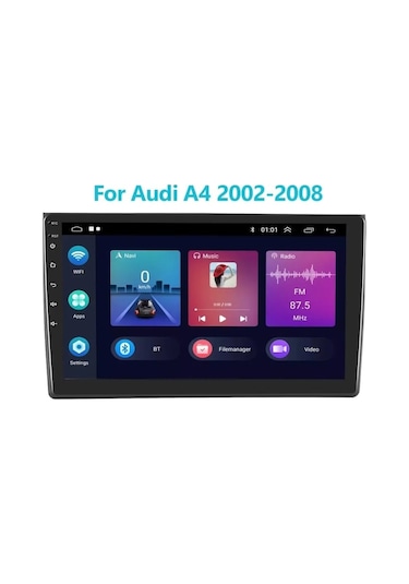 Audi A4 2002-2007 Android 2 GB Ram + 32 GB Rom Carplay Multimedya NavigasyonJAPON SERİ