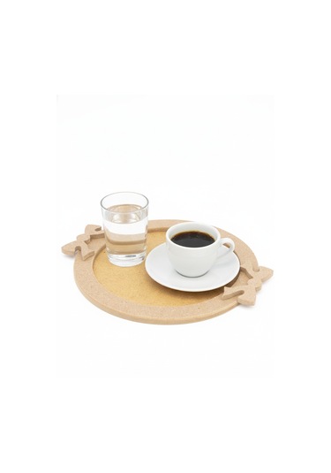 Neşeli Ahşap Ahşap Yuvarlak Fiyonklu Tepsi Orta Boy.servis Sunum Tepsisi.boyanabilir Ahşap Tepsi.kendin Boya. Boyanabilir Ham Ahşap