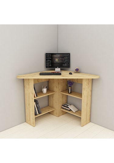 Arnetti Köşe Çalışma Masası Corner Ofis Masası Safirmeşe