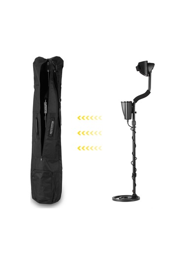 Fosenze "çift Taşımalı Büyük Kapasiteli Metal Dedektörü Çantası - Sağlam Ve Dayanıklı" Siyah