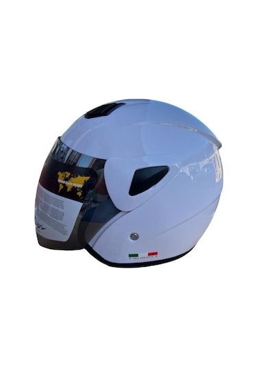Sway SW 700 Yarım Motosiklet Kask Beyaz Sway SW 700 Yarım Motosiklet Kask Beyaz