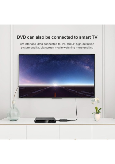 Suntek Rca'dan / Rca'ya Dönüştürücü Kablo Tv Pc Av'ye