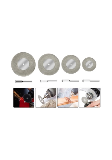 8 Parça Elmas Testere Ahşap Cam Plastik Gravür Uç Set