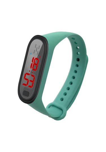 Yaozixa Usb Şarjlı Akıllı Bileklik - Ultrasonik Enkitleme, 0.1 C Hassas Sıcaklık Ölçümü, 3 Mod - Yeşil