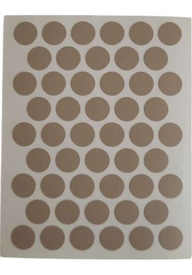 Homdep Yapışkanlı Vida Gizleme Yapıştırma Vida Tapası Tıpası Latte Vida Kapatıcı 50adet Latte