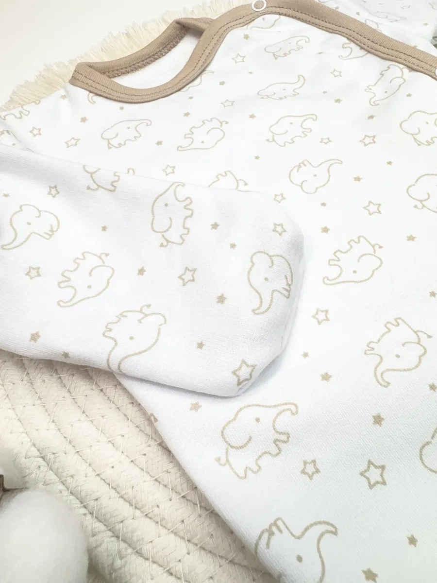 Grafariki Anne Yemekli Yenidoğan Giyim Seti 2 Adet Sıcak Düğmeli 46781337 Sütlü