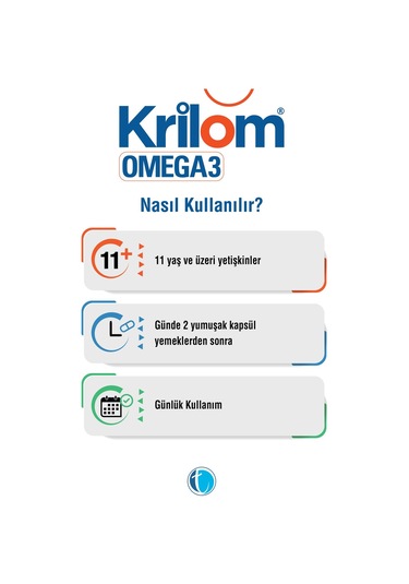 Krilom Omega 3 Balık Yağı 100 Yumuşak Kapsül