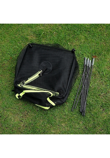 Sones Açık Katlanır Kurutma Ağı Dört Katmanlı Depolama Sepeti Depolama Sepeti Kamp Kurutma Balık Kurutma Ağı Raf Asılı Sepet Yeşil