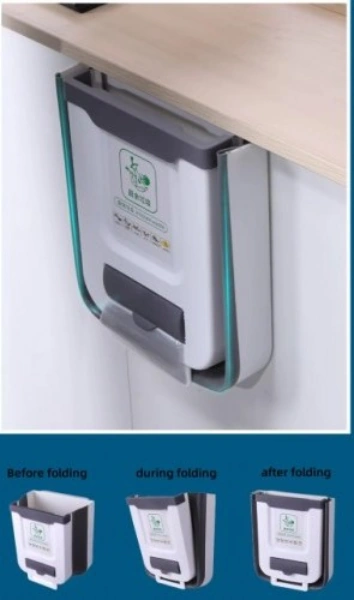 Katlanabilir Mutfak Çöp Kovası Torba Hazneli Diğer