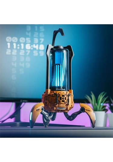 Gravastar Süpernova 25w Bluetooth Hoparlör, Taşınabilir Stereo Ses Bombası, Rgb Işıklı, 2 Adet, Sarı