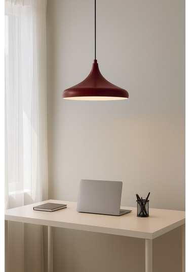 Modern Tasarım Bordo Sarkıt Avize Salon, Mutfak Ve Ofis İçin Dekoratif Butik Lamba Aydınlatma Bordo