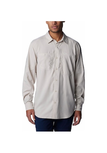 Columbia Am1683 Silver Ridge Utility Lite Long Sleeve Erkek Gömlek-28588-ekru Ekru