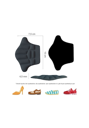 Active Team SP04 - Yapışkanlı Bilek Koruma Topuk Vurma Önleyici Ped