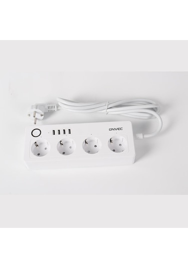 Onvec 2gen Tuya Wi-fi Destekli 4lü Akım Korumalı Usbli Smart Grup Priz-uygulama Üzerinden Kontrol