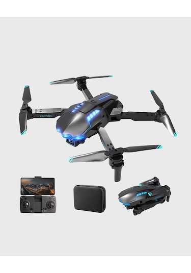 4k Katlanabilir Drone Uzaktan Kontrollü Wi-fi Görüntü Aktarımlı