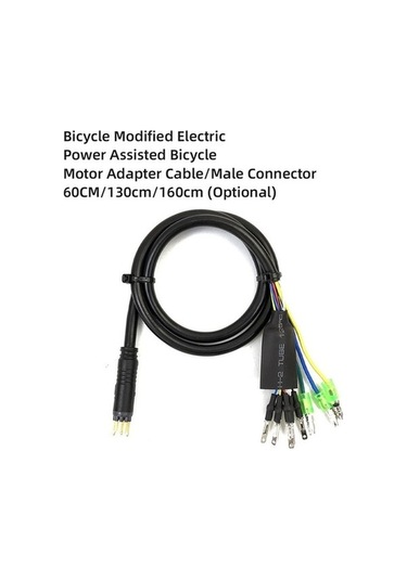 Ulzyvf Çreatetech Siyah Motor Hallow Bisiklet Adaptörü 130cm Jw - Hafif & Dayanıklı Adaptör Siyah