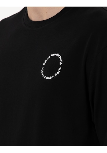 Pierre Cardin Erkek Siyah Tişört 50310076-vr046 Siyah