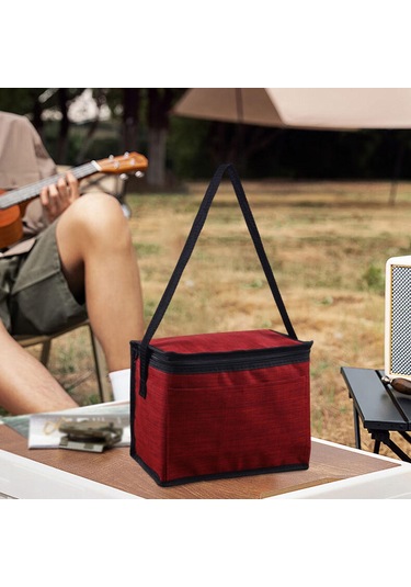 Dolıty Soğutucu Tote Çanta Omuz Askılı Kırmızı Kırmızı