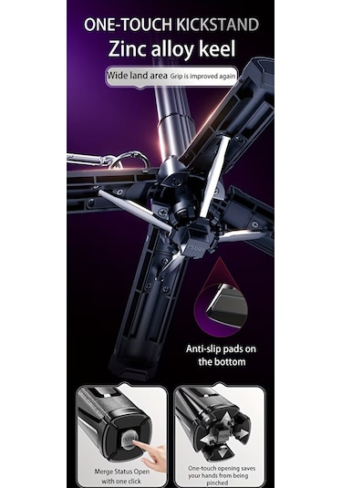 Bluetooth Kumandalı Magsafe Uyumlu 41cm Tripod Selfie Çubuğu Kı