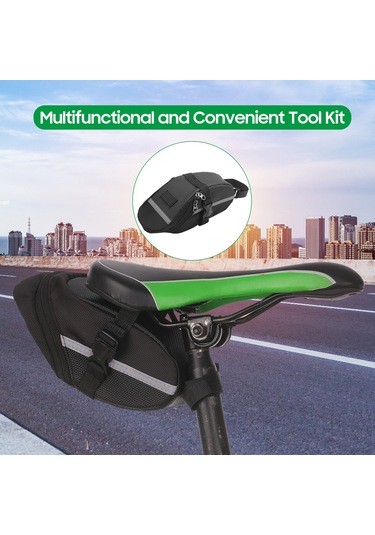 Youmex Bisiklet Tamir Seti: Pratik Çok Fonksiyonlu Alet Çantası, Tekerlek Tamiri Ve Şişirme Ekipmanları İçerir