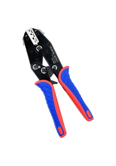 Tenfowee Çok Fonksiyonlu 0.5-6mm² Kablo Pense, Hızlı Değiştirme Özellikli, Siyah Kırmızı Mavi Renk Çok Renkli