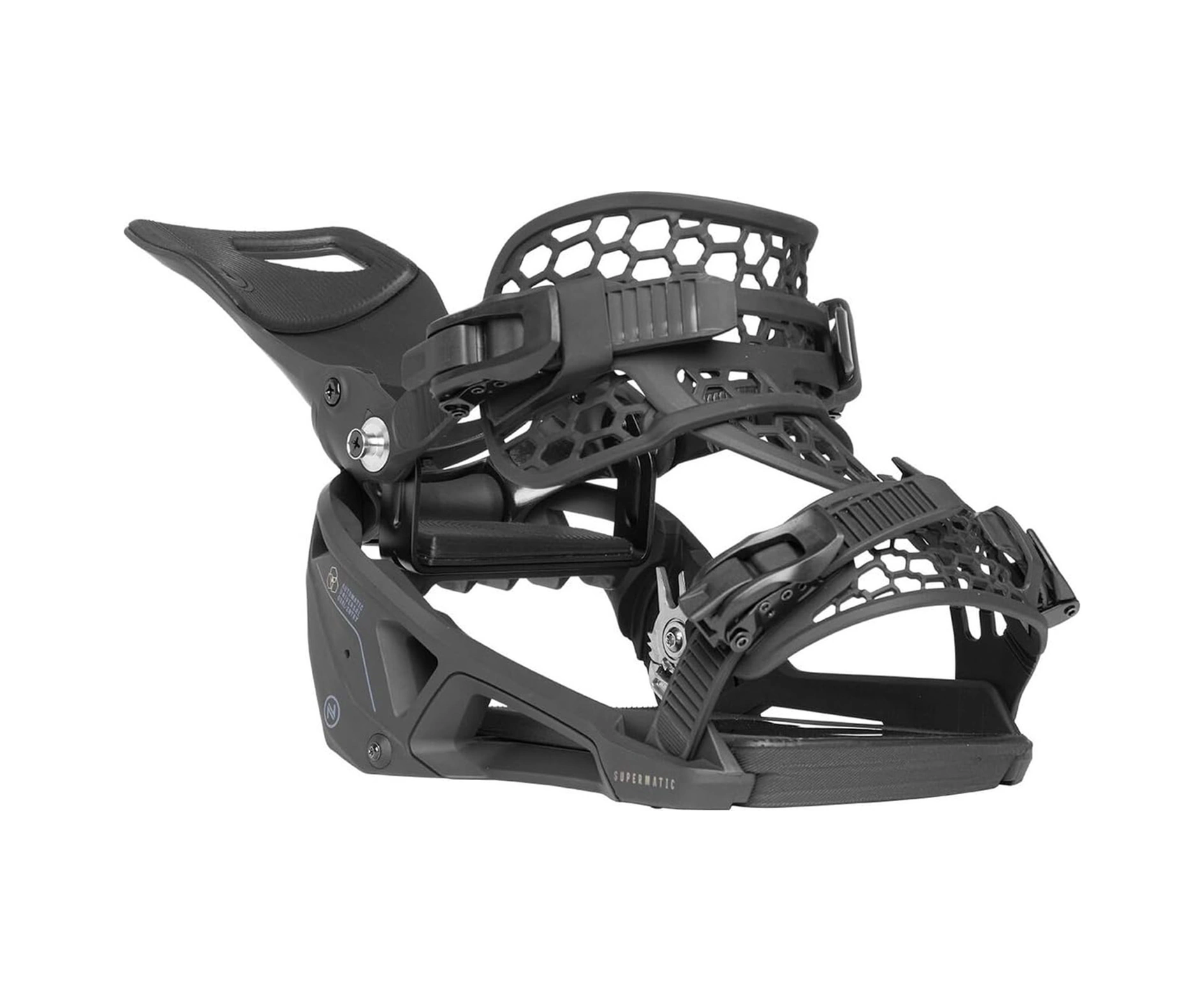 Nidecker Ni Decker Supermatic Unisex Siyah Snowboard Bağlaması 10011 Siyah