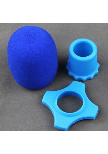 Gajeena Mikrofon Korumalı Kılıf: Ktv Ev Kullanıma Uygun Rüzgar/sprey Engeli, Sünger + Silikon Dört Köşeli Uç Kapağı, Siyah