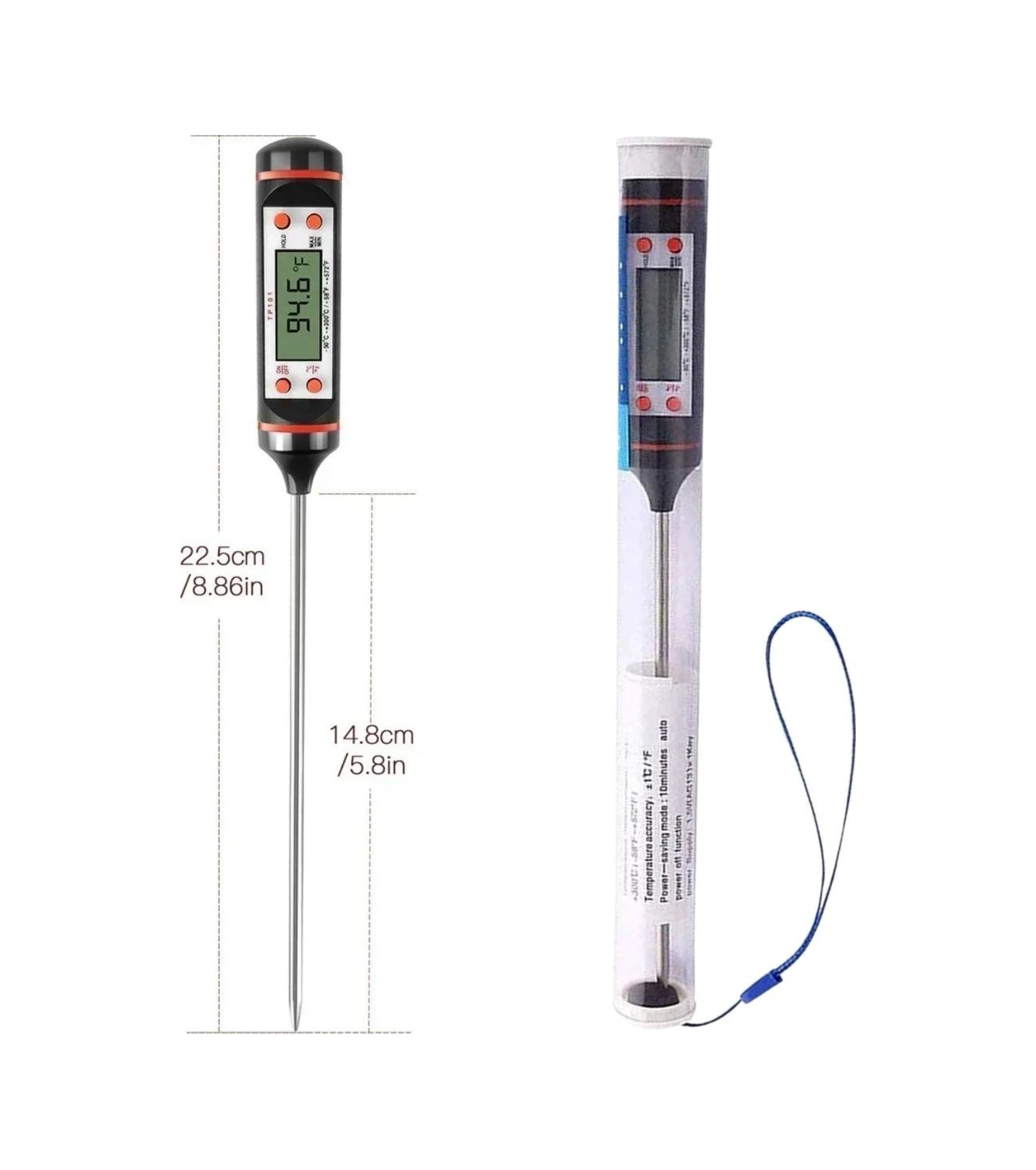 Ams Net Dijital Gıda Termometresi Süt,et,yoğurt Mayalama,mama Derecesi Ölçer Gıda Termometresi