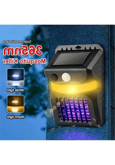 Novahub Yüksek Güçlü Led Güneş İşık Sivrisinek Katili Lamba Beyaz Ve Sıcak