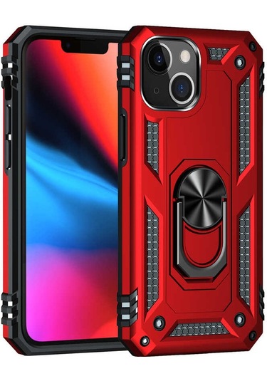 Zeyline iPhone 13 Mini Uyumlu Zore Vega Kapak-siyah