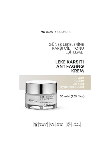 Md Beauty Anti-Aging Ve Leke Karşıtı Nemlendirici Krem 50 ML
